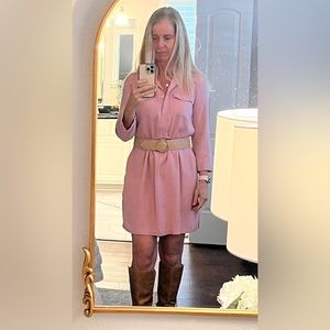 New no tags Old Navy shirt dress pink Size small